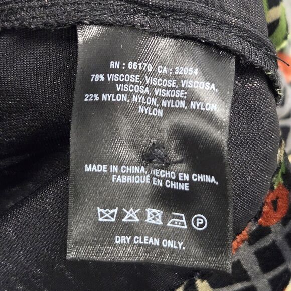 Ett:twa By Anthropologie Wrap Jacket Top Womens Size US 2 UK 6‎ Floral Velvet - Picture 7 of 12